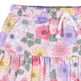 CASE of 2-Pack Infant and Toddler Girls Pink Floral Skorts-Gerber Childrenswear Wholesale