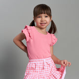 CASE of 2-Pack Infant and Toddler Girls Pink Floral Skorts-Gerber Childrenswear Wholesale