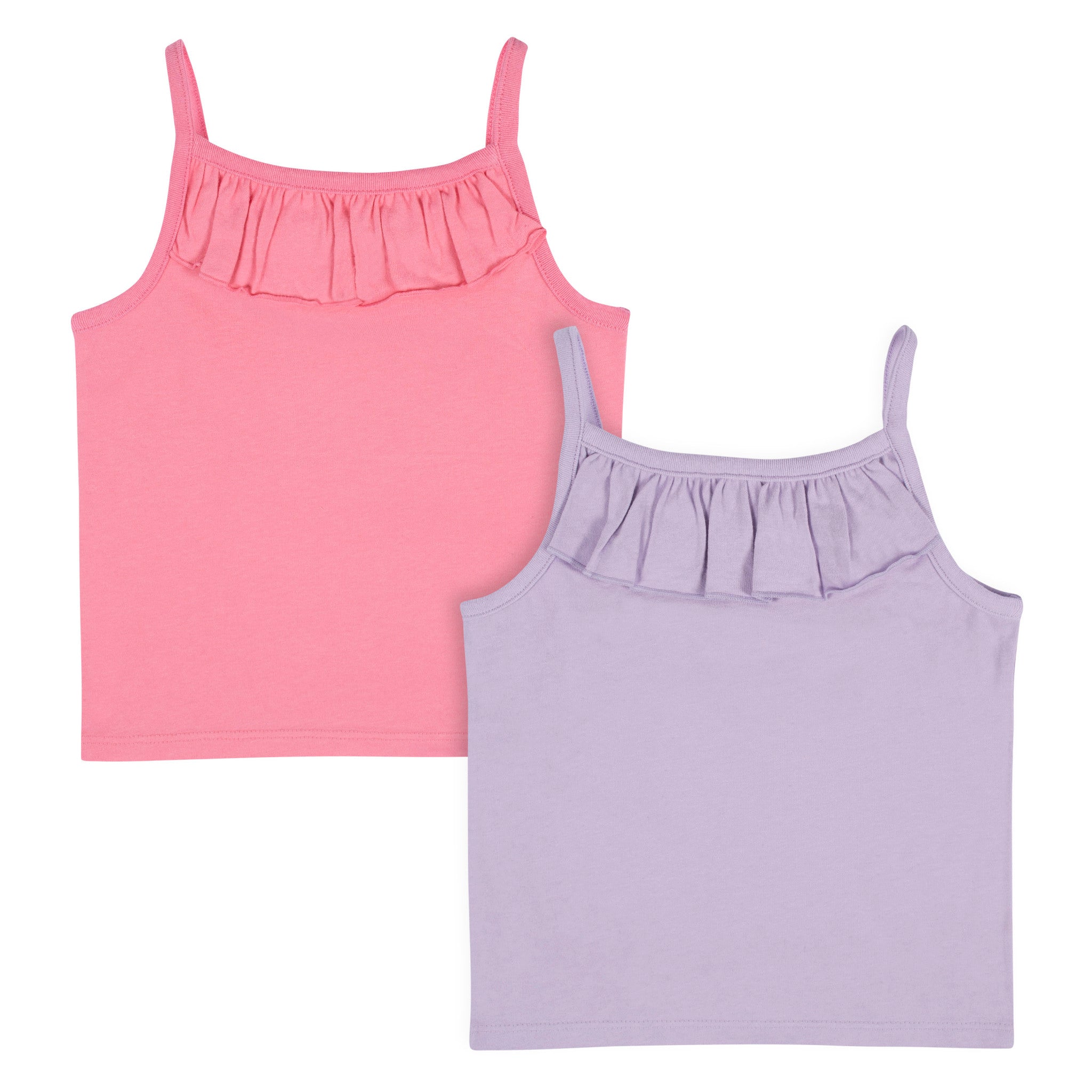 CASE of 2-Pack Infant and Toddler Girls Purple/Pink Sleeveless Tops-Gerber Childrenswear Wholesale