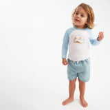CASE of 2-Piece Toddler Boys Surf Rashguard Set-Gerber Childrenswear Wholesale