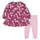 CASE of : 2-Piece Toddler Girls Bouquets Long Sleeve Dress & Leggings Set-Gerber Childrenswear Wholesale