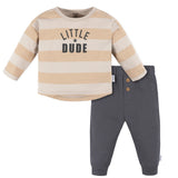 CASE of 2-Piece Baby Boys Little Dude Jogger Set-Gerber Childrenswear Wholesale