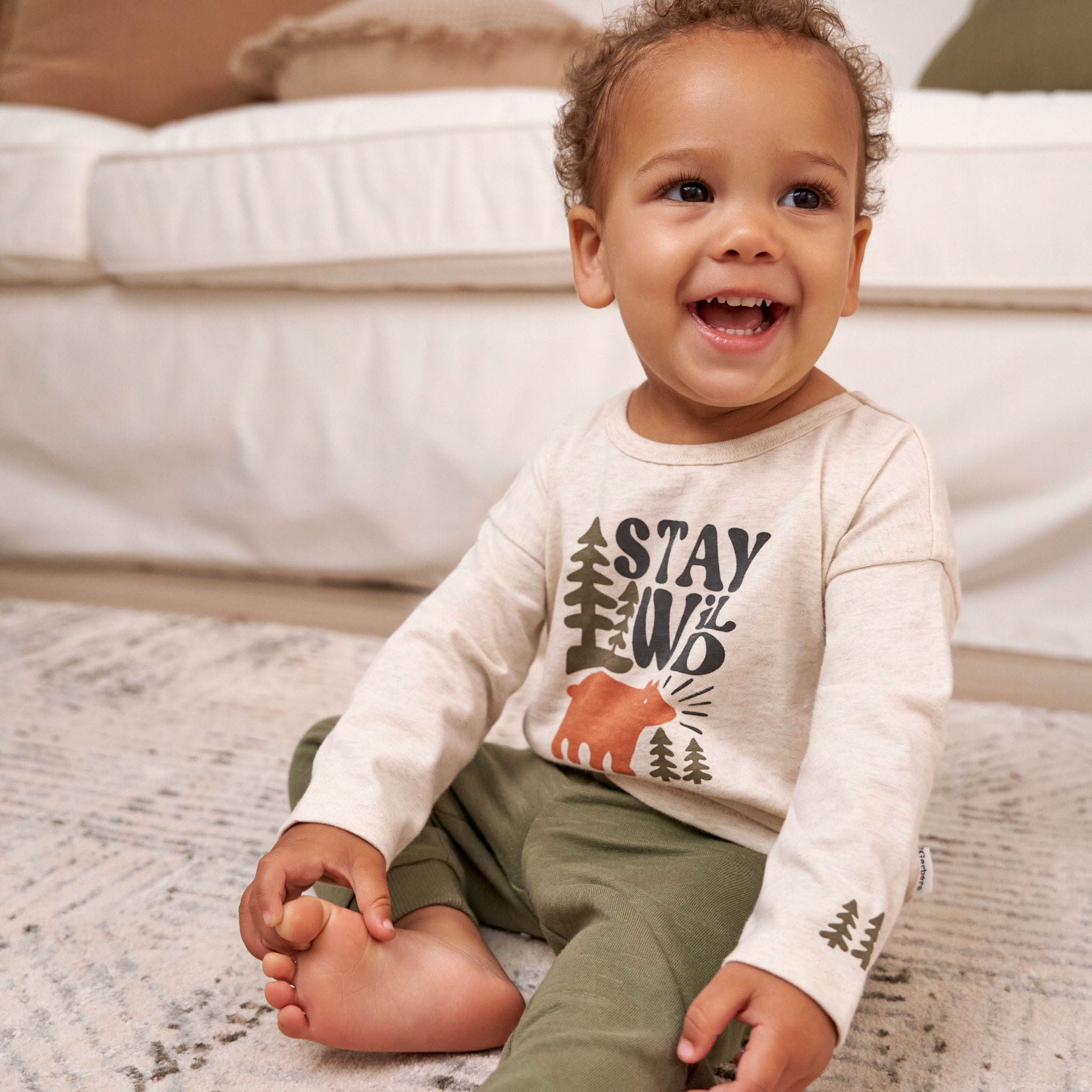 CASE of 2-Piece Baby Boys Wild Jogger Set-Gerber Childrenswear Wholesale