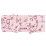 2-Piece Baby Girls Deer Swaddle Blanket and Headband Set-Gerber Childrenswear Wholesale