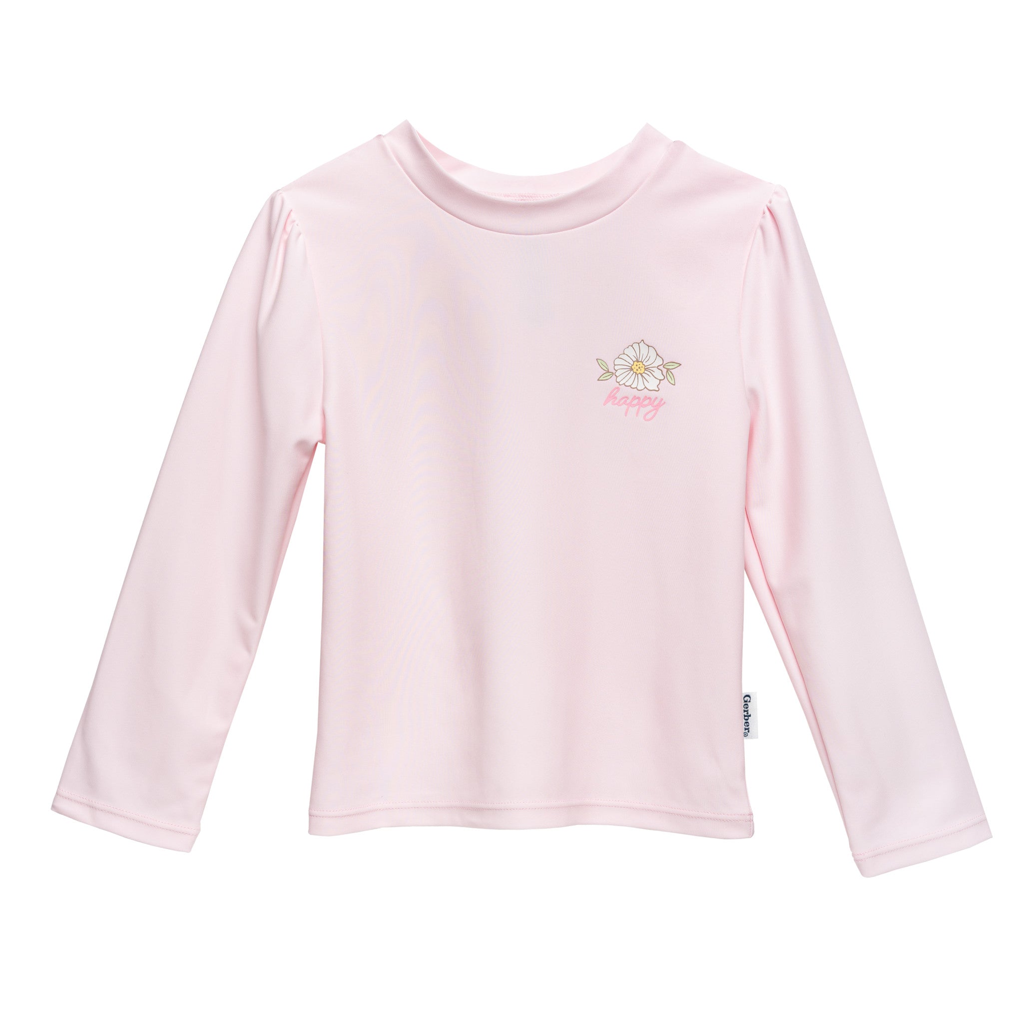 CASE of 2-Piece Toddler Girls Peonies Rashguard Set-Gerber Childrenswear Wholesale