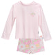CASE of 2-Piece Toddler Girls Peonies Rashguard Set-Gerber Childrenswear Wholesale