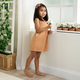 CASE of 2-Piece Toddler Girls Rust/Floral Romper-Gerber Childrenswear Wholesale