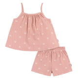 CASE of 2-Piece Toddler Girls Seashells Shirt & Shorts Set-Gerber Childrenswear Wholesale
