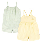 CASE of 2-Piece Toddler Girls Yellow/Lemons Romper-Gerber Childrenswear Wholesale
