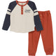CASE of 2-Piece Toddler Boys Indigo Top & Joggers-Gerber Childrenswear Wholesale