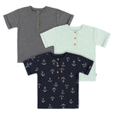 CASE of 3-Pack Toddler Boys Anchor Henley T-Shirts-Gerber Childrenswear Wholesale