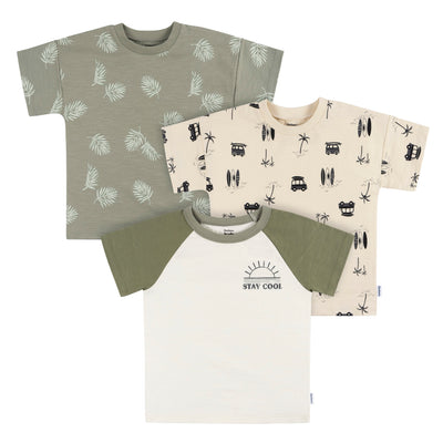 CASE of 3-Pack Toddler Boys Stay Cool T-Shirts-Gerber Childrenswear Wholesale