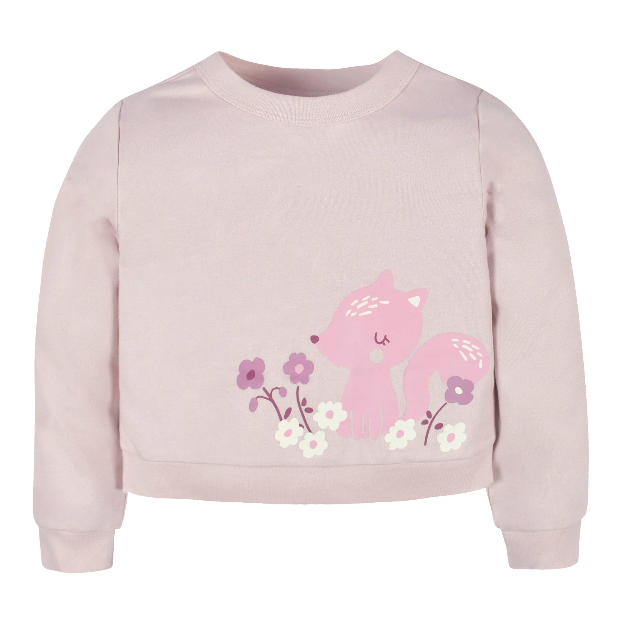 CASE of : 3-Piece Toddler Girls Woodland French Terry Top, Tulle Tutu, & Legging Set-Gerber Childrenswear Wholesale