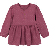 CASE of 3-Piece Toddler Girls Brown/Violet Tunics and Leggings-Gerber Childrenswear Wholesale
