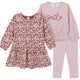 CASE of : 3-Piece Toddler Girls Pink Dress, Top and Legging-Gerber Childrenswear Wholesale