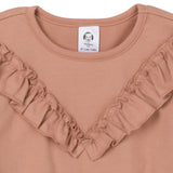 CASE of 3-Piece Toddler Girls Tan Tops and Pants-Gerber Childrenswear Wholesale