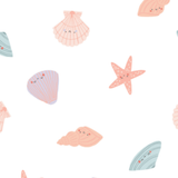 4-Piece Baby Girls Sea Shells Set-Gerber Childrenswear Wholesale