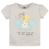 CASE of : 4-Piece Infant Girls Bee Tees, Skorts & Pants Set-Gerber Childrenswear Wholesale