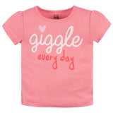 CASE of : 4-Piece Infant Girls Rainbow Tees, Skorts & Pants Set-Gerber Childrenswear Wholesale