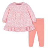 CASE of : 2-Piece/Pack Toddler Girls Leopard Long Sleeve Dress & Leggings Set-Gerber Childrenswear Wholesale