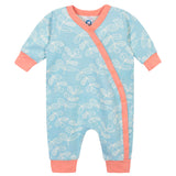 3-Piece Baby Girls Flower Pot Organic Coverall Set-Gerber Childrenswear Wholesale