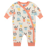 3-Piece Baby Girls Flower Pot Organic Coverall Set-Gerber Childrenswear Wholesale