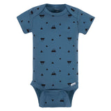 5-Pack Baby Boys Badger Organic Short Sleeve Onesies Bodysuits-Gerber Childrenswear Wholesale
