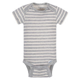 5-Pack Baby Boys Badger Organic Short Sleeve Onesies Bodysuits-Gerber Childrenswear Wholesale