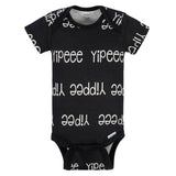 5-Pack Baby Boys Badger Organic Short Sleeve Onesies Bodysuits-Gerber Childrenswear Wholesale