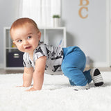5-Pack Baby Boys Badger Organic Short Sleeve Onesies Bodysuits-Gerber Childrenswear Wholesale