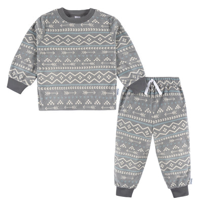 2-Piece Infant & Toddler Boys Fairisle Fleece Pajamas-Gerber Childrenswear Wholesale