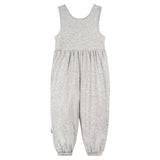 Toddler Girls Light Grey Heather Hacci Romper-Gerber Childrenswear Wholesale
