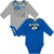 2-Pack Baby Boys Rams Long Sleeve Bodysuits-Gerber Childrenswear Wholesale