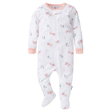 4-Pack Baby Girls Deer Sleep 'N Plays-Gerber Childrenswear Wholesale