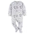 2-Pack Baby & Toddler Neutral Grey Snowmen Fleece Pajamas-Gerber Childrenswear Wholesale