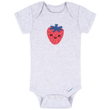 8-Pack Baby Girls Berry Happy Short Sleeve Onesies® Bodysuits-Gerber Childrenswear Wholesale