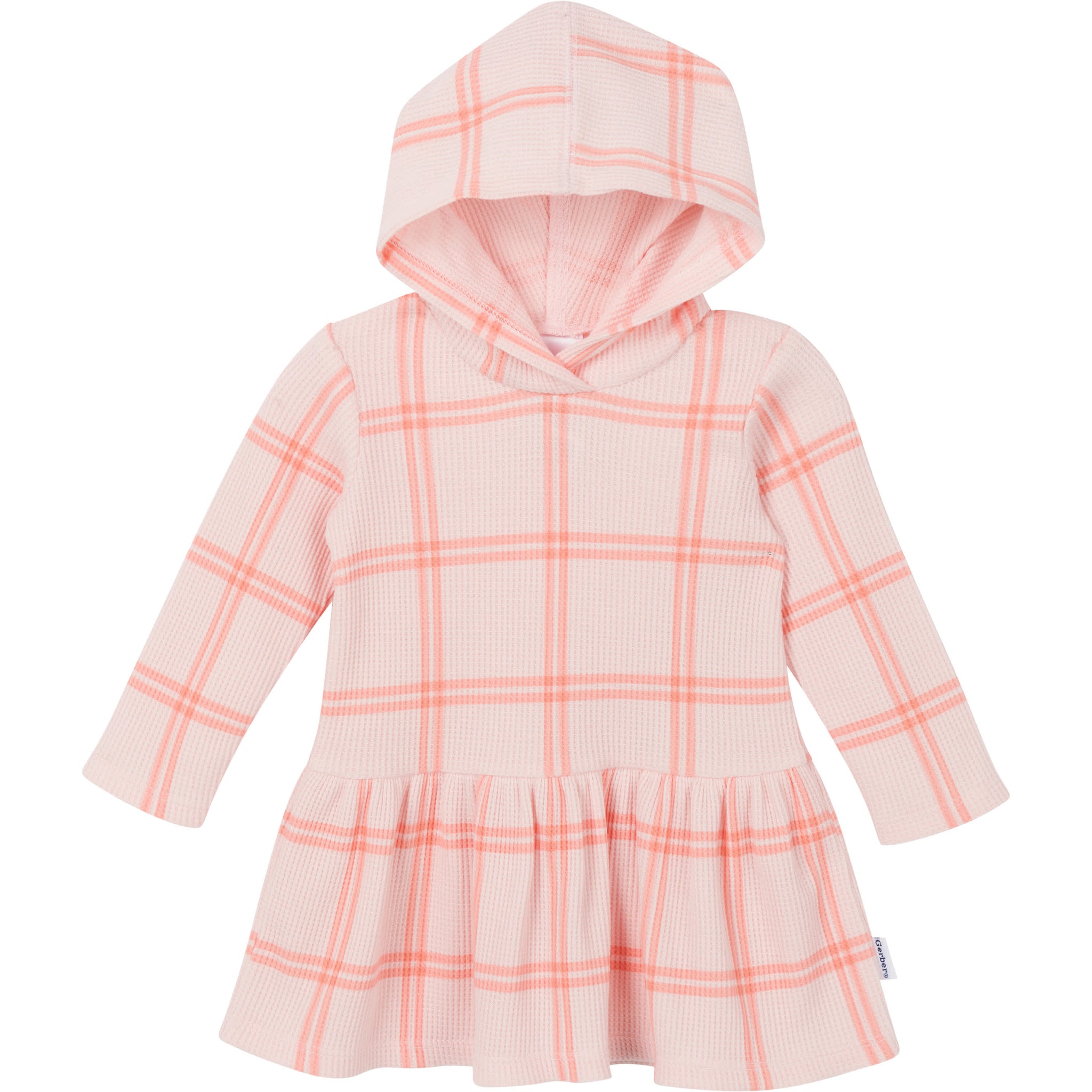 2-Piece Baby Girls Pink Plaid Dress Set-Gerber Childrenswear Wholesale