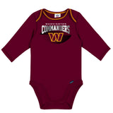 2-Pack Baby Boys Commanders Long Sleeve Bodysuits-Gerber Childrenswear Wholesale