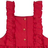 2-Piece Infant & Toddler Girls Red Holly Berries Jumper & Top Set-Gerber Childrenswear Wholesale