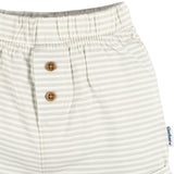 3-Pack Baby Neutral Black/Dk Grey Heather/Stripe Knit Short-Gerber Childrenswear Wholesale