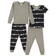 4-Piece Infant & Toddler Boys Tie Dye Stripe Snug Fit Pajamas-Gerber Childrenswear Wholesale
