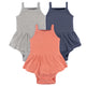 3-Pack Baby Girls Lantana Sleeveless Skirted Onesies® Bodysuits-Gerber Childrenswear Wholesale