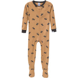 2-Pack Baby & Toddler Boys Moose Snug-Fitting Footed Pajamas-Gerber Childrenswear Wholesale