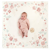 7-Piece Baby Girls Floral & Wood Milestone Gift Set-Gerber Childrenswear Wholesale