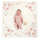 7-Piece Baby Girls Floral & Wood Milestone Gift Set-Gerber Childrenswear Wholesale