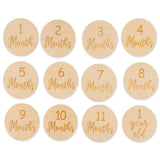 7-Piece Baby Girls Floral & Wood Milestone Gift Set-Gerber Childrenswear Wholesale