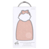 2-Piece Baby Girls Pink Swaddle Blanket & Headband Set-Gerber Childrenswear Wholesale