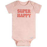8-Pack Baby Girls Super Happy Onesies® Bodysuits-Gerber Childrenswear Wholesale