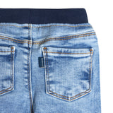 Baby Neutral Light Blue Rib Waist Skinny Jeans-Gerber Childrenswear Wholesale
