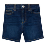 Baby & Toddler Neutral Dark Wash Denim Shorts-Gerber Childrenswear Wholesale
